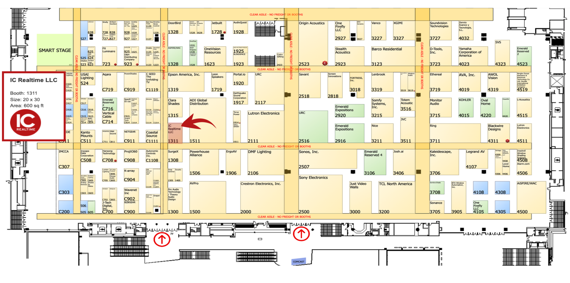 CEDIA 2026 Booth Location